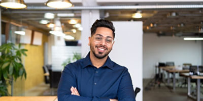 Smiling man